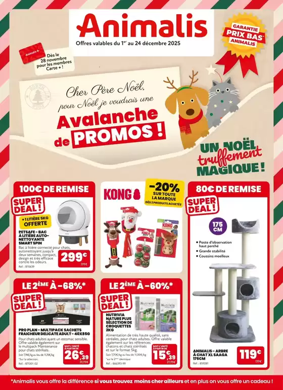 Catalogue Animalis à Garches | Avalance de promos | 2025-12-15T00:00:00.000Z - 2025-12-24T00:00:00.000Z