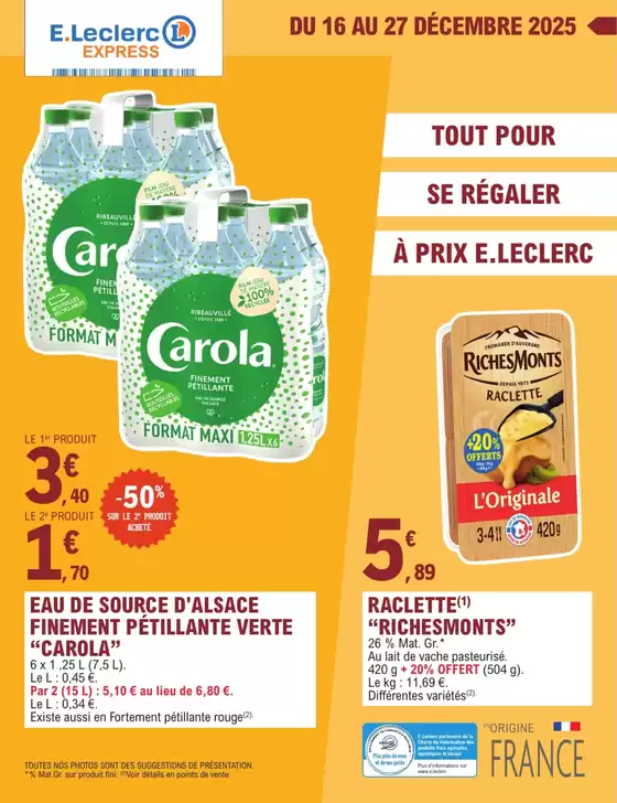 Catalogue E.Leclerc Express à Paris | DEPENSER MOINS 26 - Express | 2025-12-16T00:00:00.000Z - 2025-12-27T00:00:00.000Z