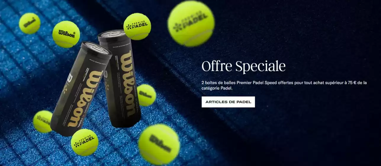 Catalogue Wilson à Longueau | OFFRES SPÉCIALE | 2025-12-15T00:00:00.000Z - 2026-01-11T00:00:00.000Z