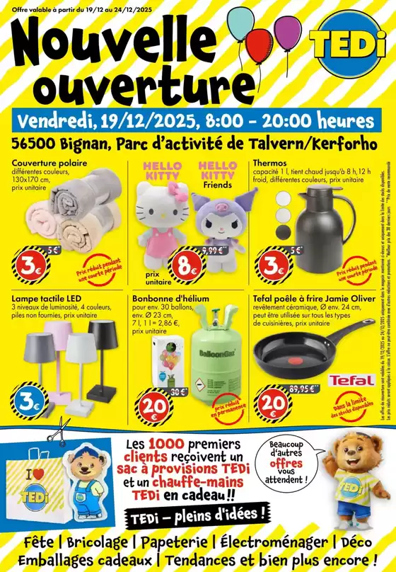 Catalogue TEDi à Bagnolet | Nouvelle ouverture | 2025-12-15T00:00:00.000Z - 2025-12-24T00:00:00.000Z