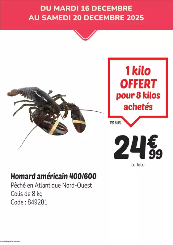 Catalogue Promocash à | 1 kilo offert pour 8 kilos achetés | 2025-12-16T00:00:00.000Z - 2025-12-20T00:00:00.000Z
