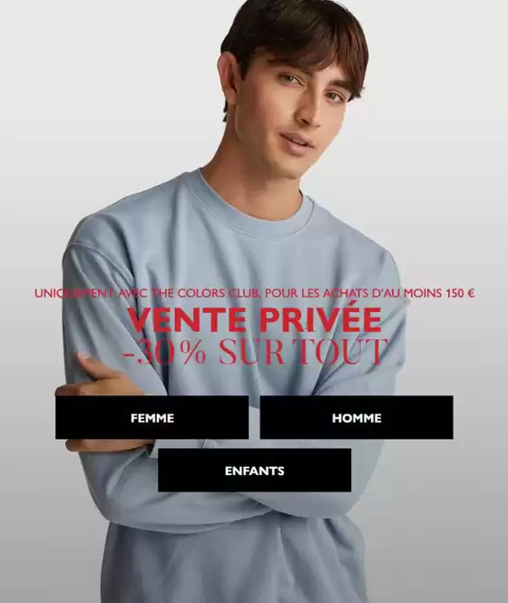 Catalogue United Colors Of Benetton à Quimper | Vente Privée -30% sur tout | 2025-12-17T00:00:00.000Z - 2025-12-31T00:00:00.000Z
