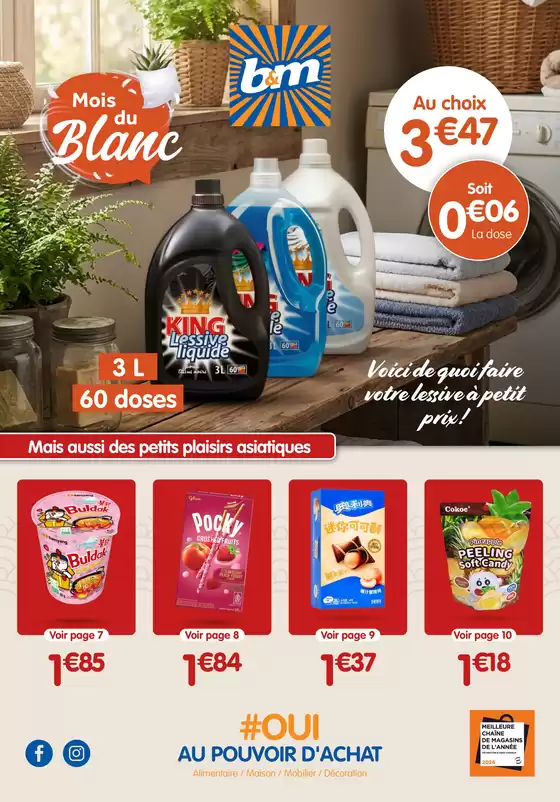 Catalogue B&M à Bordeaux | Mois du Blanc | 2025-12-17T00:00:00.000Z - 2025-12-30T00:00:00.000Z
