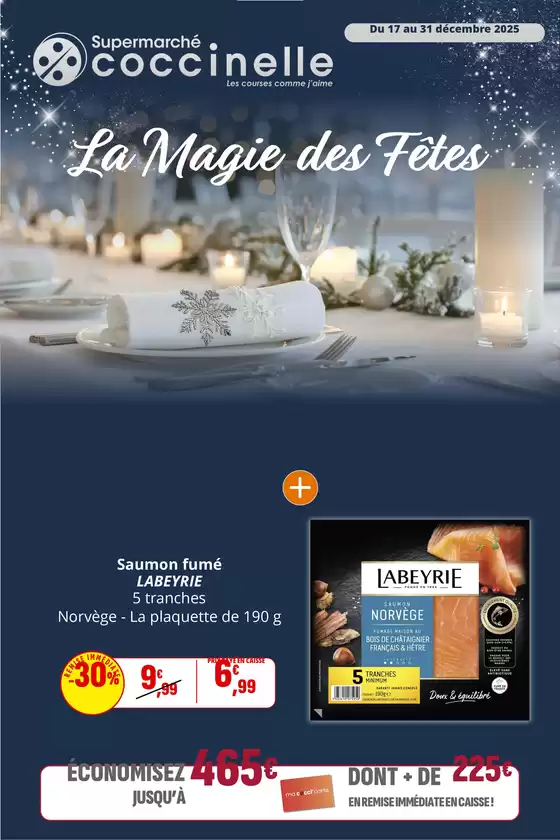 Catalogue Coccinelle Supermarché | La Magie des Fêtes | 2025-12-17T00:00:00.000Z - 2025-12-31T00:00:00.000Z