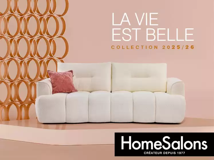 Catalogue Home Salons à Béziers | Canapés et Fauteuils 2025/2026 | HomeSalons | 2025-01-01T00:00:00.000Z - 2026-12-31T00:00:00.000Z