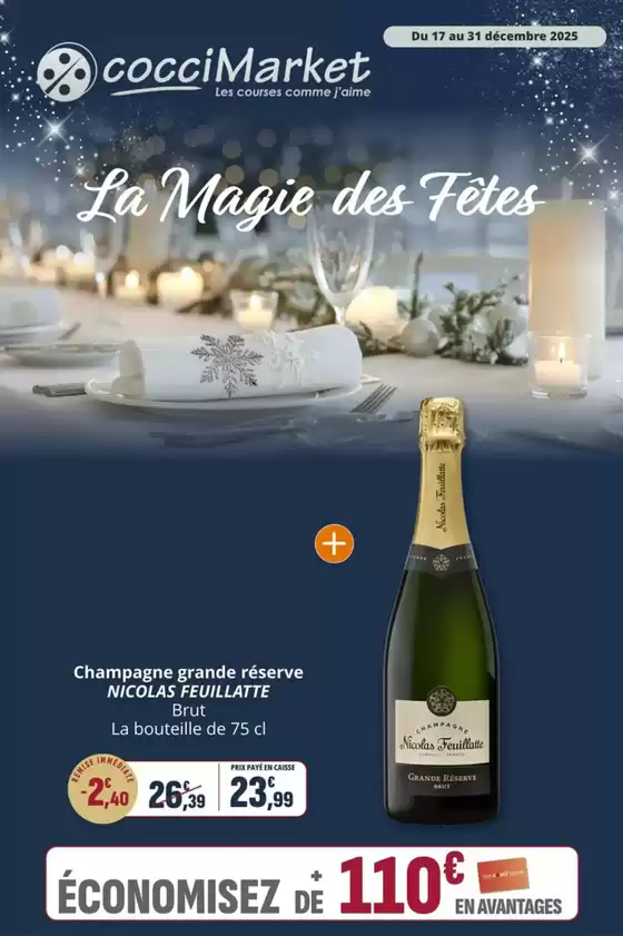 Catalogue Coccimarket à Vineuil (Loir et Cher) | La Magie des Fêtes | 2025-12-18T00:00:00.000Z - 2025-12-31T00:00:00.000Z