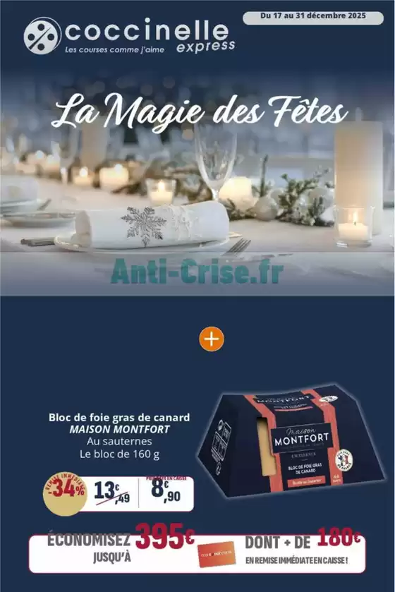 Catalogue Coccinelle Express à Vineuil (Loir et Cher) | La Magie des Fêtes | 2025-12-18T00:00:00.000Z - 2025-12-31T00:00:00.000Z