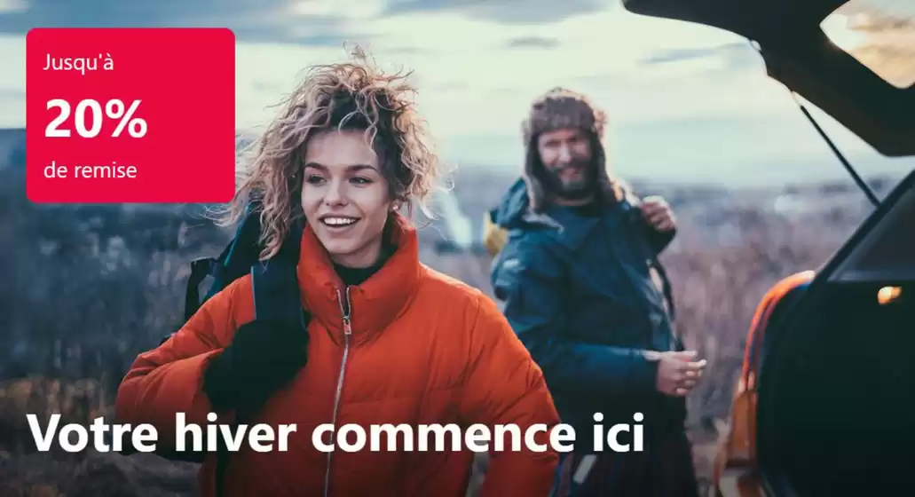 Catalogue Europcar à Saint-Herblain | Votre aventure hivernale de dernière minute commence ici | 2025-12-19T00:00:00.000Z - 2025-12-21T00:00:00.000Z