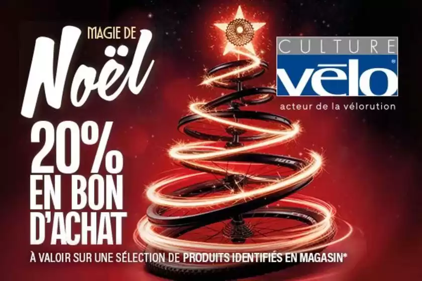 Catalogue Culture Vélo à Villard-de-Lans | Offre de Noël : 20 % en bon d’achat | 2025-12-19T00:00:00.000Z - 2025-12-27T00:00:00.000Z