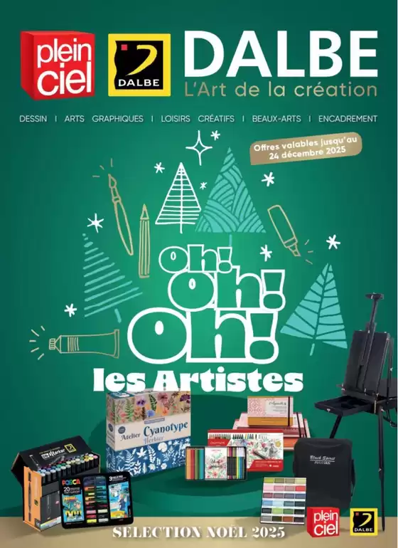 Catalogue Plein ciel | Oh! Oh! Oh! les Artistes | 2025-12-20T00:00:00.000Z - 2025-12-24T00:00:00.000Z