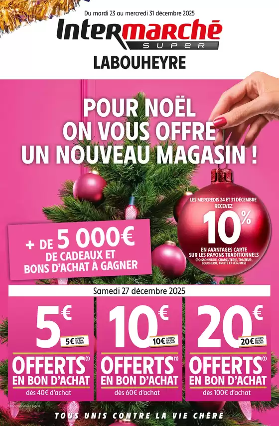 Catalogue Intermarché à Auvillar | PROS LOCAL - PDV 11222 - LABOUHEYRE | 2025-12-23T00:00:00.000Z - 2025-12-31T00:00:00.000Z