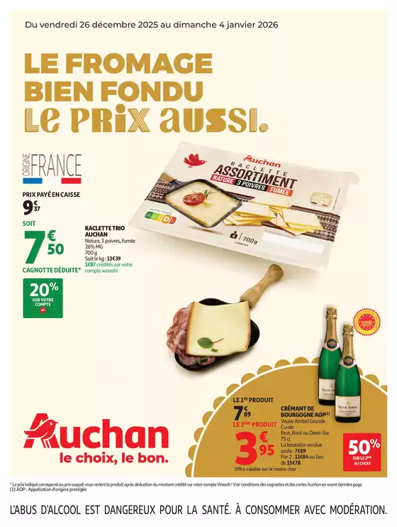 Catalogue Auchan Hypermarché à Chaumont (Haute Marne) | Tout pour le réveillon  | 2025-12-26T00:00:00.000Z - 2026-01-04T00:00:00.000Z
