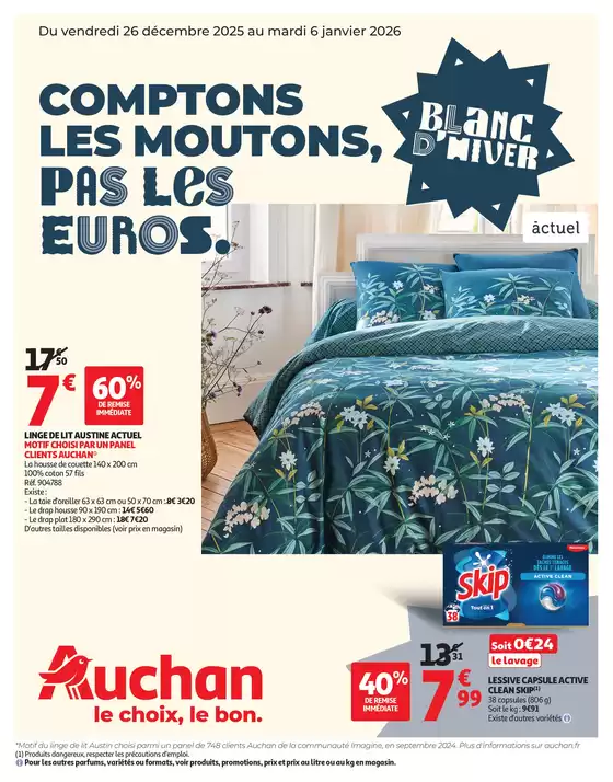 Catalogue Auchan Hypermarché | Blanc d'hiver | 2025-12-26T00:00:00.000Z - 2026-01-06T00:00:00.000Z