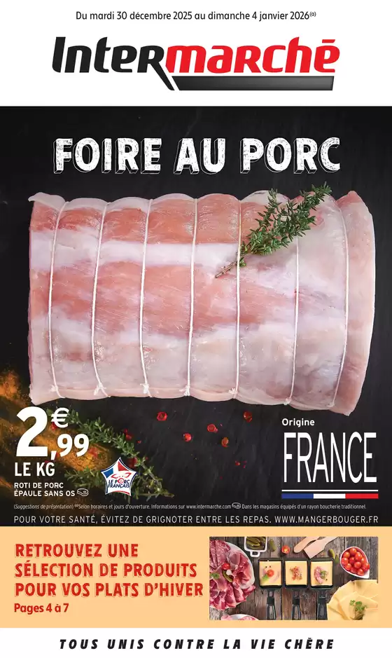 Catalogue Intermarché Express à Lanouaille | S01 - R05 - RACLETTE / FONDUE | 2025-12-30T00:00:00.000Z - 2026-01-04T00:00:00.000Z