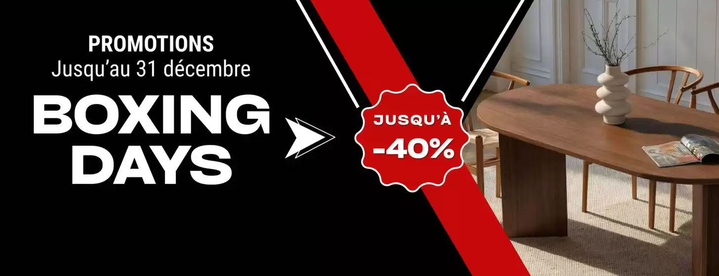 Catalogue Pier Import à Épernay | Boxing Days - du 24 au 31 décembre | 2025-12-24T00:00:00.000Z - 2025-12-31T00:00:00.000Z