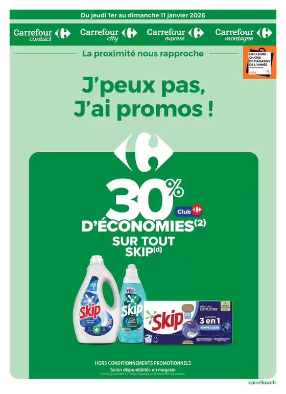 Catalogue Carrefour Drive à  | J'PEUX PAS J'AI PROMOS ! | 2026-01-01T00:00:00.000Z - 2026-01-11T00:00:00.000Z