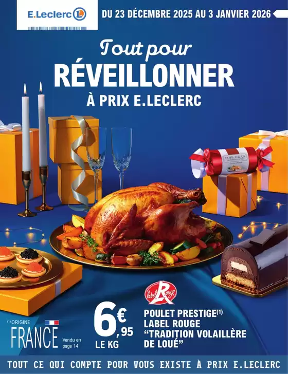 Catalogue E.Leclerc | DEPENSER MOINS 27 REVEILLON - MIXTE | 2025-12-23T00:00:00.000Z - 2026-01-03T00:00:00.000Z