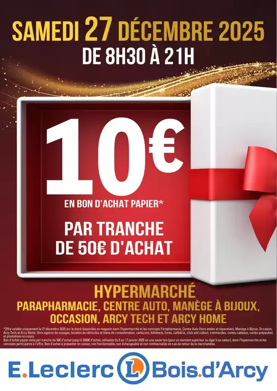Catalogue E.Leclerc à Ceyrat | OFFRES SAMEDI 27 DECEMBRE 2025 | 2025-12-27T00:00:00.000Z - 2025-12-27T00:00:00.000Z