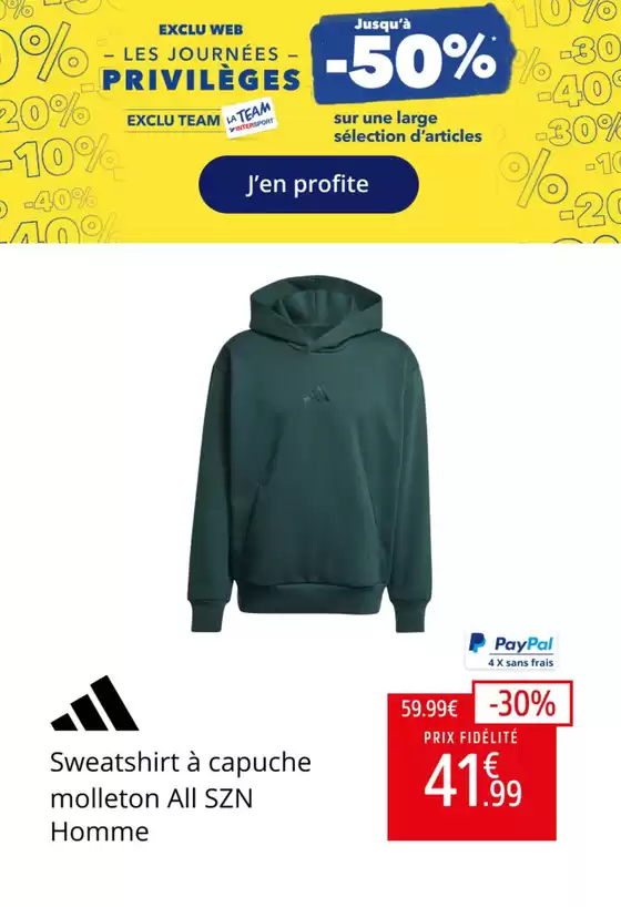 Catalogue Endurance Shop | Journées privilèges | Sélection Sportswear | 2025-12-26T00:00:00.000Z - 2026-01-11T00:00:00.000Z