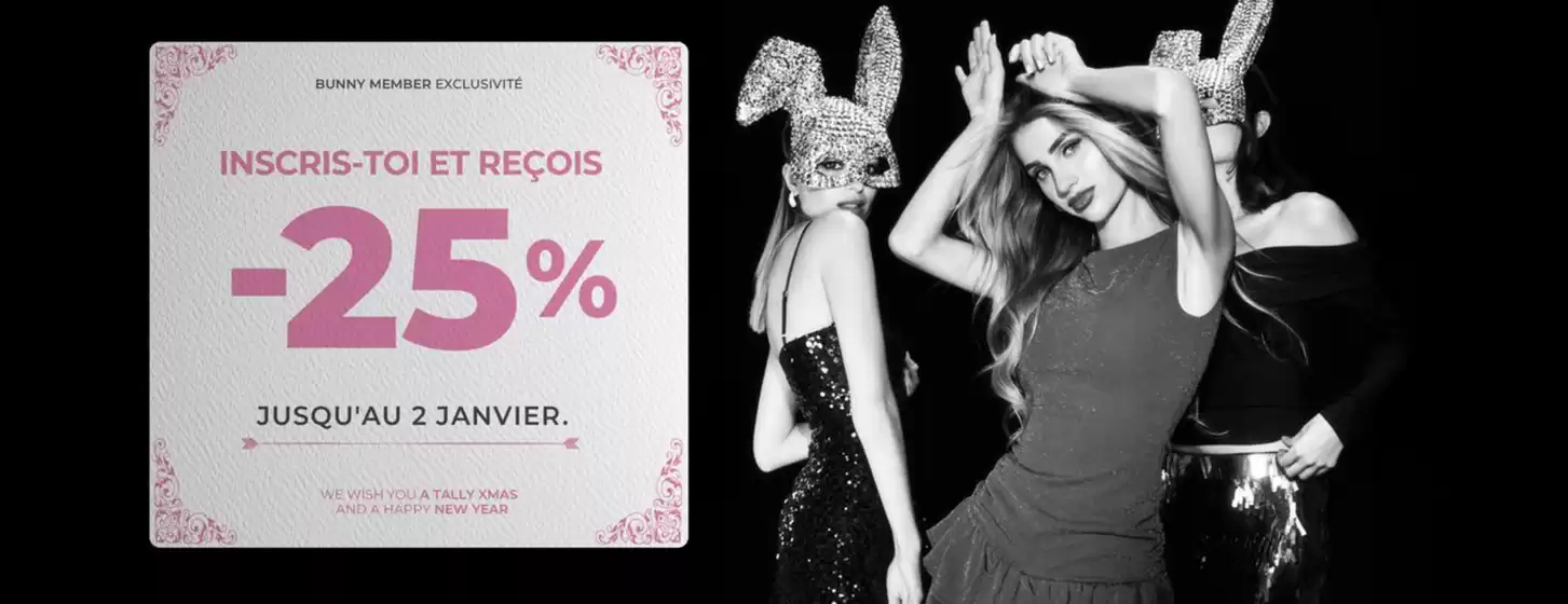 Catalogue Tally Weijl à Romorantin-Lanthenay | SOLDES jusqu'à -25 % | 2025-12-26T00:00:00.000Z - 2026-01-02T00:00:00.000Z