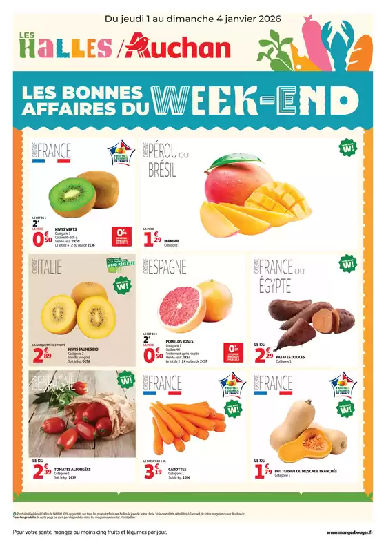 Catalogue Auchan Hypermarché à Bastia | Les bons plans du week-end dans votre hyper ! | 2026-01-01T00:00:00.000Z - 2026-01-04T00:00:00.000Z