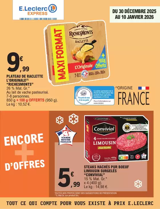 Catalogue E.Leclerc Express à Bastia | TRAFIC POUVOIR ACHAT 14 - Express | 2025-12-30T00:00:00.000Z - 2026-01-10T00:00:00.000Z