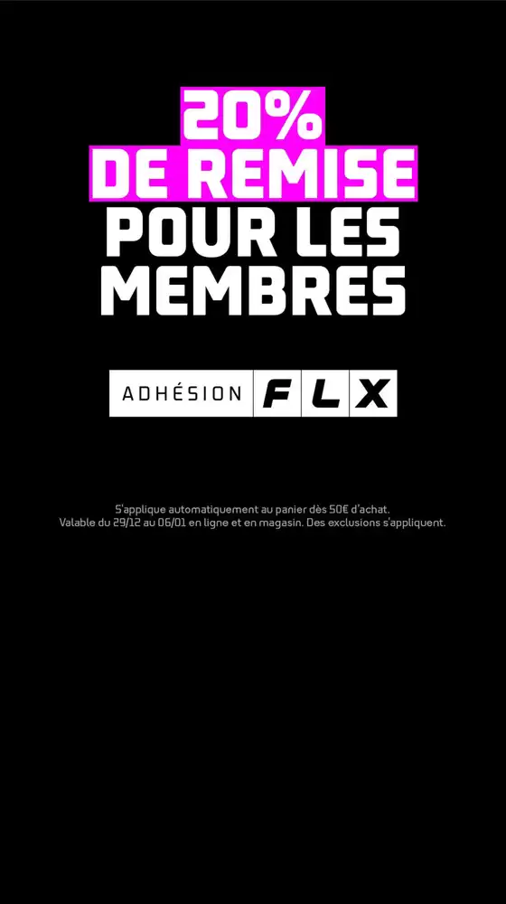 Catalogue Foot Locker à Orléans | 20 % de remise pour les members | 2025-12-29T00:00:00.000Z - 2026-01-06T00:00:00.000Z