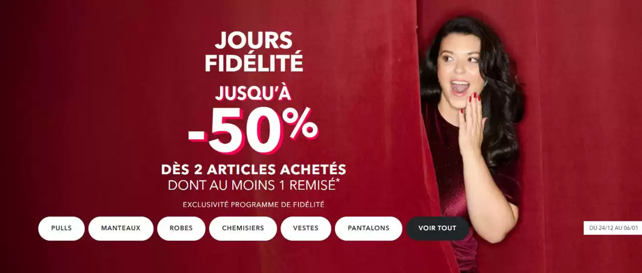 Catalogue Grain de malice à Portet-sur-Garonne | Jours Fidélité : jusqu’à -50% dès 2 articles achetés* – J'en profite ! | 2025-12-29T00:00:00.000Z - 2026-01-06T00:00:00.000Z