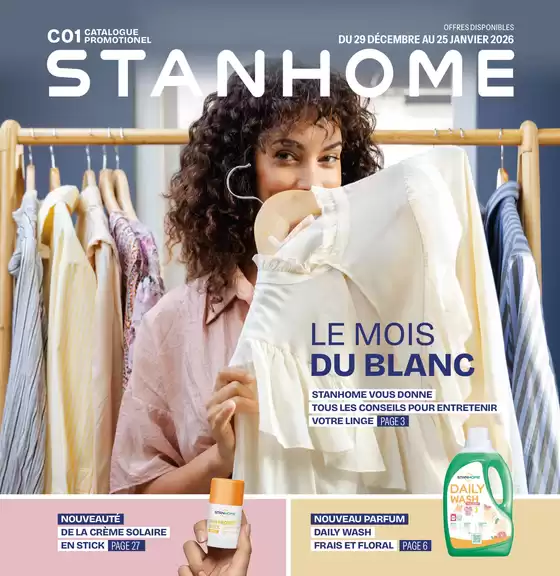 Catalogue Stanhome à Poitiers | Le mois du blanc | 2025-12-30T00:00:00.000Z - 2026-01-25T00:00:00.000Z