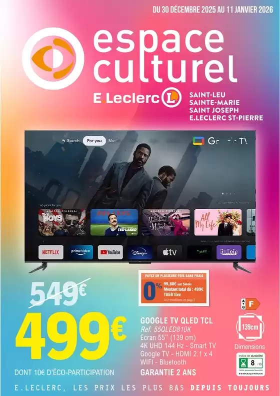 Catalogue E.Leclerc à Rennes | 26C901LR | 2025-12-30T00:00:00.000Z - 2026-01-11T00:00:00.000Z