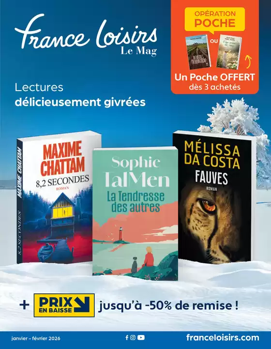 Catalogue France Loisirs à Paris | Janvier - Février 2026 | 2026-01-01T00:00:00.000Z - 2026-02-28T00:00:00.000Z