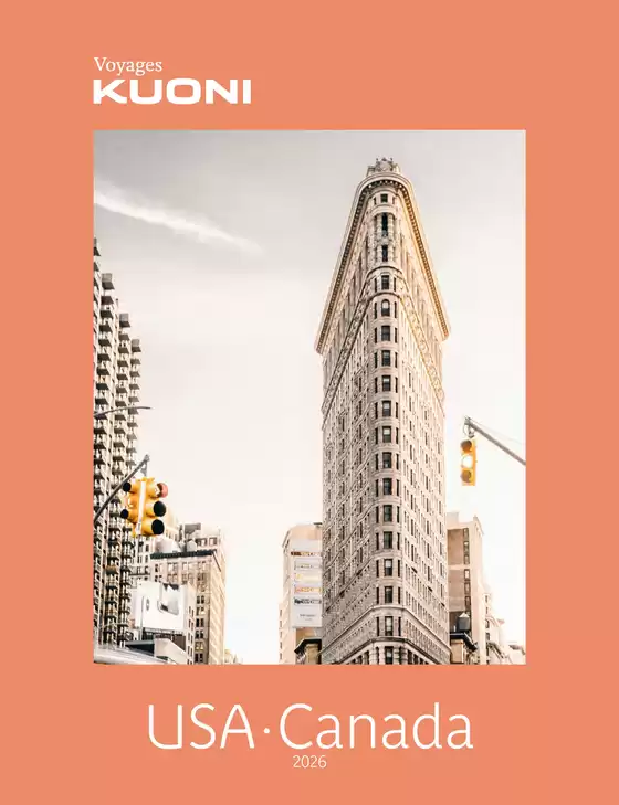 Catalogue Kuoni à Monflanquin |  USA - Canada 2026 | 2025-12-30T00:00:00.000Z - 2026-12-31T00:00:00.000Z