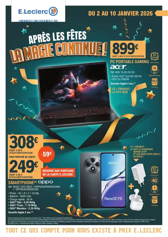 Catalogue E.Leclerc à Saint-Cyr-du-Ronceray | ETRENNES | 2026-01-02T00:00:00.000Z - 2026-01-10T00:00:00.000Z