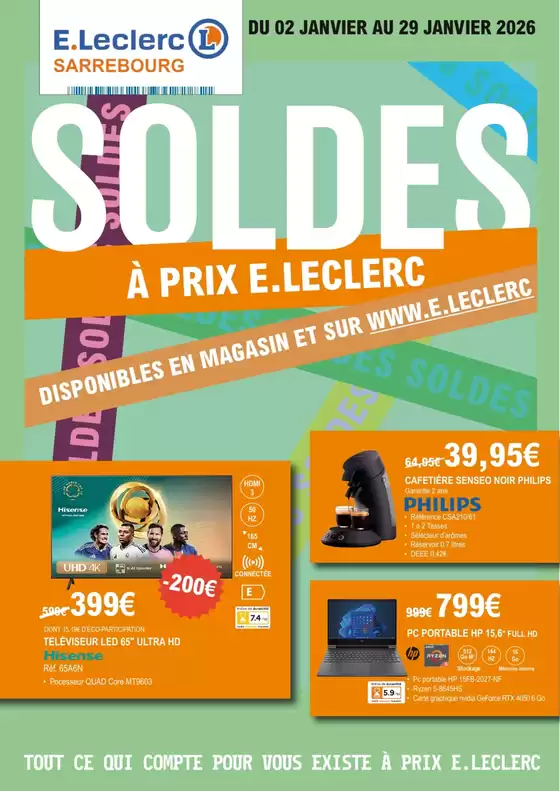 Catalogue E.Leclerc à Lorgues | SOLDES HIVER | 2026-01-02T00:00:00.000Z - 2026-01-29T00:00:00.000Z