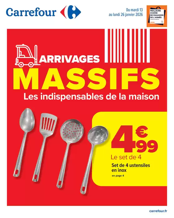 Catalogue Carrefour Drive à Nîmes | ARRIVAGES MASSIFS | 2026-01-13T00:00:00.000Z - 2026-01-26T00:00:00.000Z