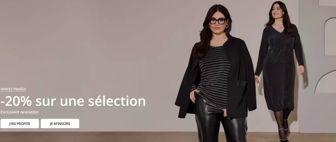 Catalogue Ulla Popken à Bourg-en-Bresse | Ventes privés -20%  | 2026-01-02T00:00:00.000Z - 2026-01-18T00:00:00.000Z