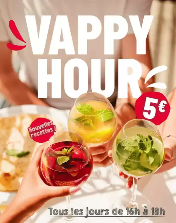 Catalogue Vapiano à Nice | Menu TRE PER MEVappy Hours : l’Happy Hour Vapiano – un rendez-vous quotidien à ne pas manquer ! | 2026-01-02T00:00:00.000Z - 2026-01-31T00:00:00.000Z