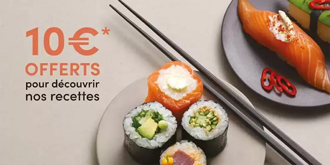 Catalogue Sushi Shop à Nancy | 10€ offerts | 2026-01-02T00:00:00.000Z - 2026-01-31T00:00:00.000Z