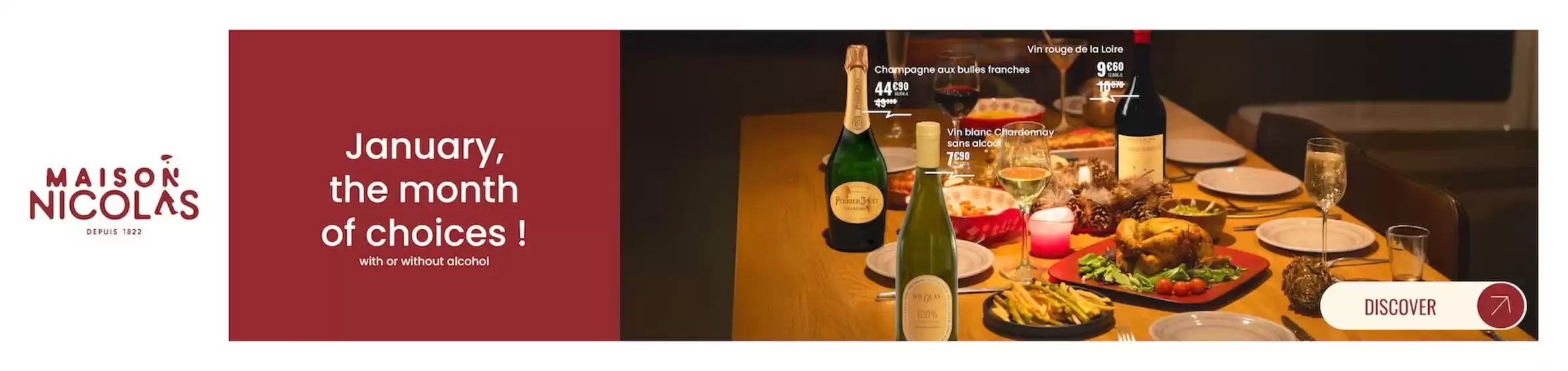 Catalogue Nicolas à Portes-lès-Valence | THE MONTH OF CHOICES | 2026-01-02T00:00:00.000Z - 2026-01-31T00:00:00.000Z