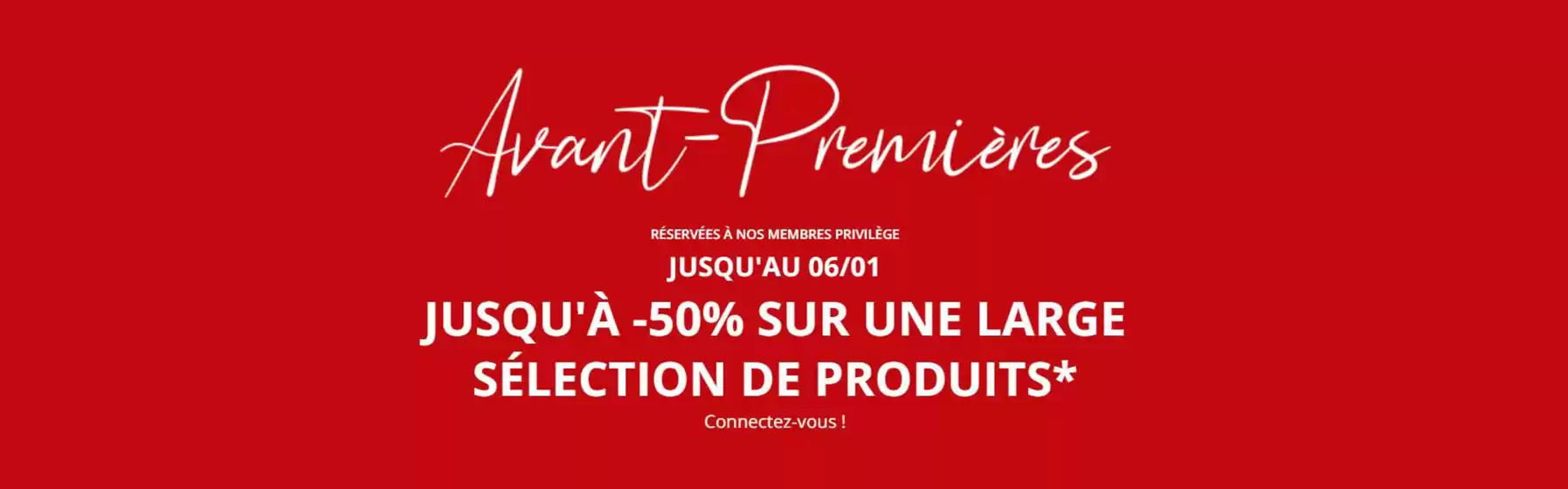 Catalogue Maisons du Monde à Meythet | Avant-premières : Jusqu'à -50% sur une large sélection de produits* | 2026-01-02T00:00:00.000Z - 2026-01-06T00:00:00.000Z