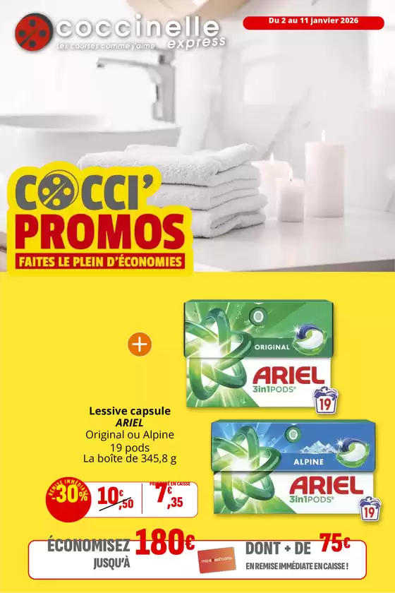 Catalogue Coccinelle Express à | Catalogue Coccinelle Express | 2026-01-02T00:00:00.000Z - 2026-01-11T00:00:00.000Z