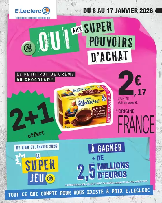 Catalogue E.Leclerc à | EVENEMENT 1 | 2026-01-06T00:00:00.000Z - 2026-01-31T00:00:00.000Z