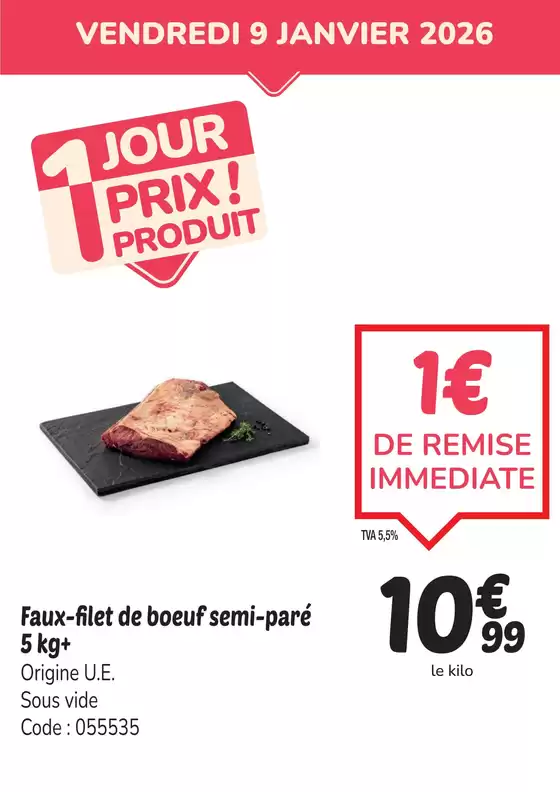 Catalogue Promocash à La Salle-de-Vihiers | PROMO faux-filet UE | 2026-01-05T00:00:00.000Z - 2026-01-09T00:00:00.000Z