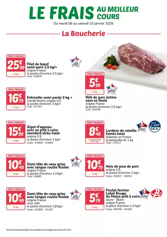 Catalogue Promocash à La Salle-de-Vihiers | Frais au meilleur cours | 2026-01-05T00:00:00.000Z - 2026-01-10T00:00:00.000Z