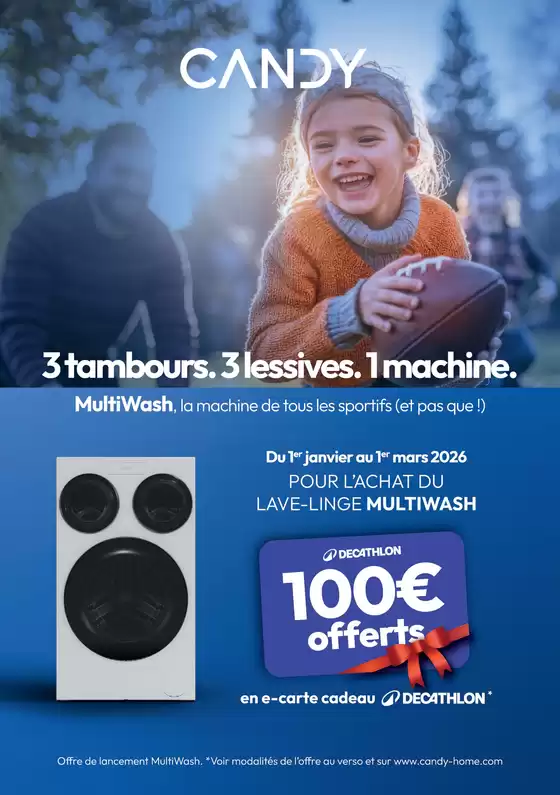 Catalogue Boulanger à Aix-en-Diois | OFFRE Candy : 100€ de carte cadeau Decatlon! | 2026-01-05T00:00:00.000Z - 2026-03-01T00:00:00.000Z