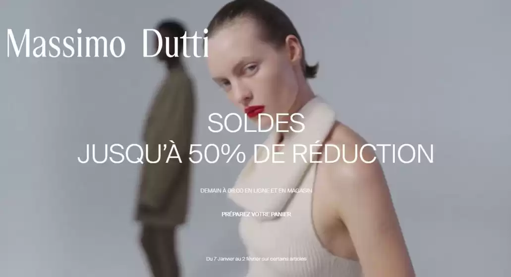 Catalogue Massimo Dutti à Vitré | SOLDES jusqu'à -50 % de réduction | 2026-01-06T00:00:00.000Z - 2026-02-02T00:00:00.000Z