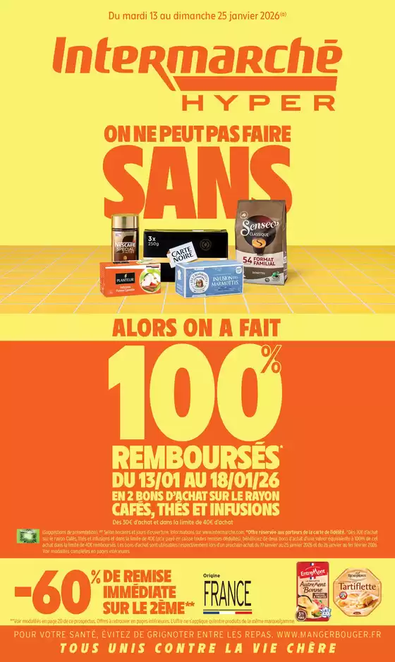 Catalogue Intermarché Hyper à Dompaire | TF JANVIER 3 | 2026-01-13T00:00:00.000Z - 2026-01-25T00:00:00.000Z