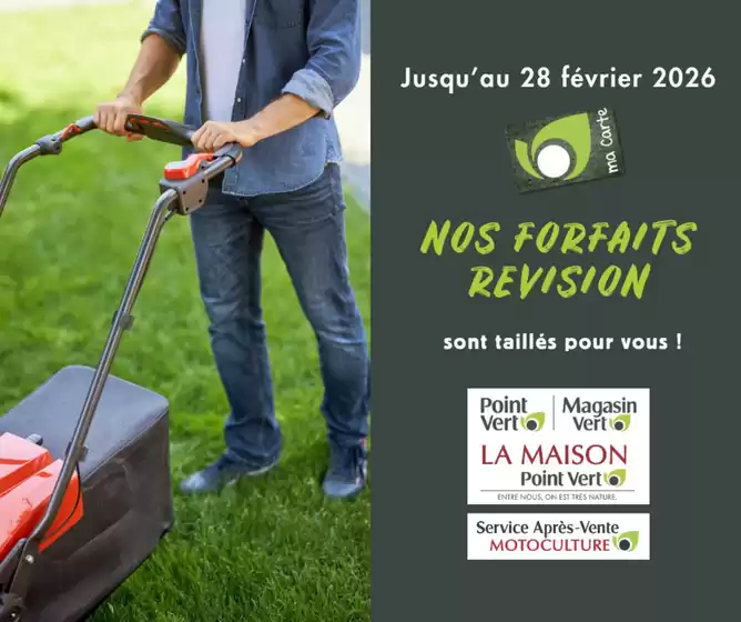 Catalogue Magasin Vert à La Garde (Var) | Anticipez le printemps ! | 2026-01-07T00:00:00.000Z - 2026-02-28T00:00:00.000Z