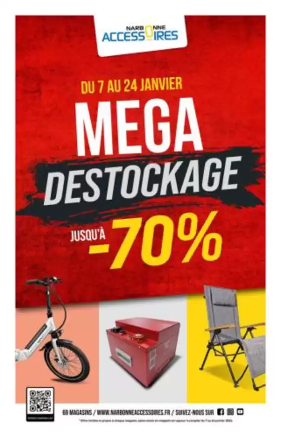 Catalogue Narbonne accessoires à Nîmes | Catalogue promotionnel camping-car | 2026-01-07T00:00:00.000Z - 2026-01-24T00:00:00.000Z