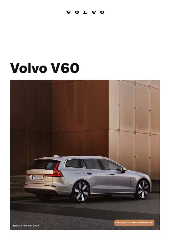Catalogue VOLVO à Paris | Volvo V60 | 2026-01-07T00:00:00.000Z - 2027-01-31T00:00:00.000Z